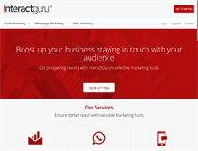 Tablet Screenshot of interactguru.com